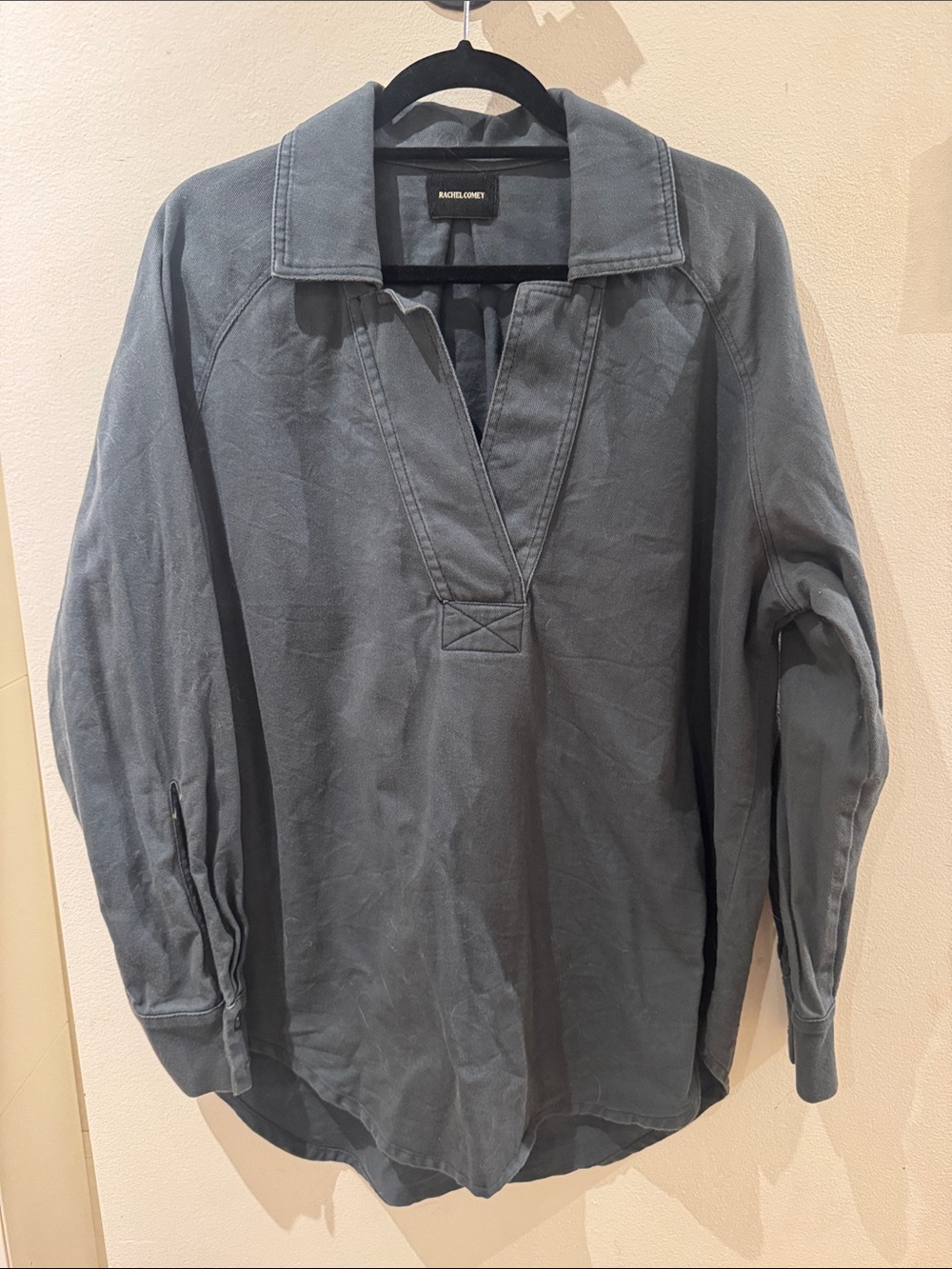 Rachel Comey Oversized Forest Green Pullover Tunic